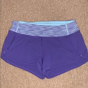 Purple ivivva classic speedy short shorts